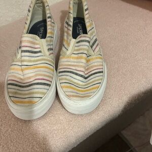 Sperry Women's Striped Slip-On Sneakers
